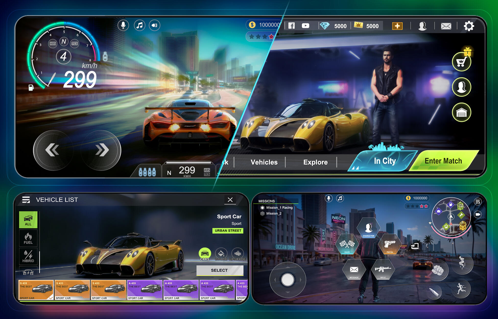 Ultimate Racing & Open World UI Framework
